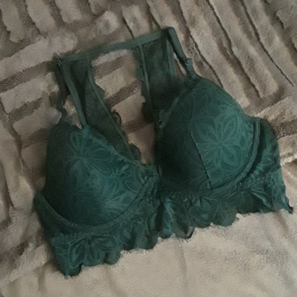 New Forest Green Victoria's Secret Racer Back Bra